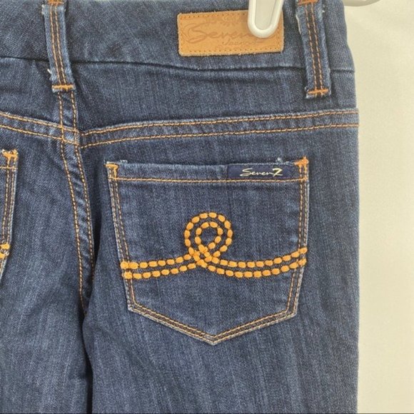 Seven7 Jeans Boot Cut Size 25 Dark Wash - Picture 5 of 7